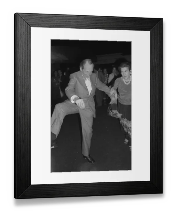 Framed Print : Vladimir Horowitz Lifting Leg High in Air to Dance Framed Print : Vladimir Horowitz Lifting Leg High in Air to Dance