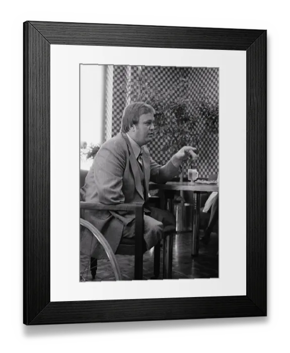 Framed Print : Portrait of Triple Amputee Max Cleland Framed Print : Portrait of Triple Amputee Max Cleland