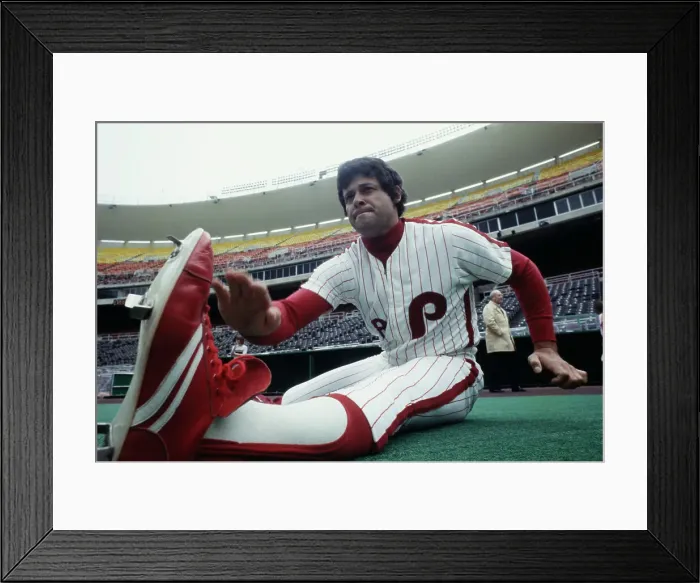 Framed Print : Bob Boone Stretching Framed Print : Bob Boone Stretching