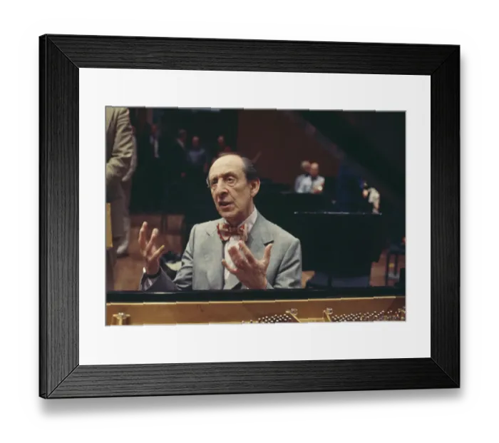 Framed Print : Vladimir Horowitz Framed Print : Vladimir Horowitz