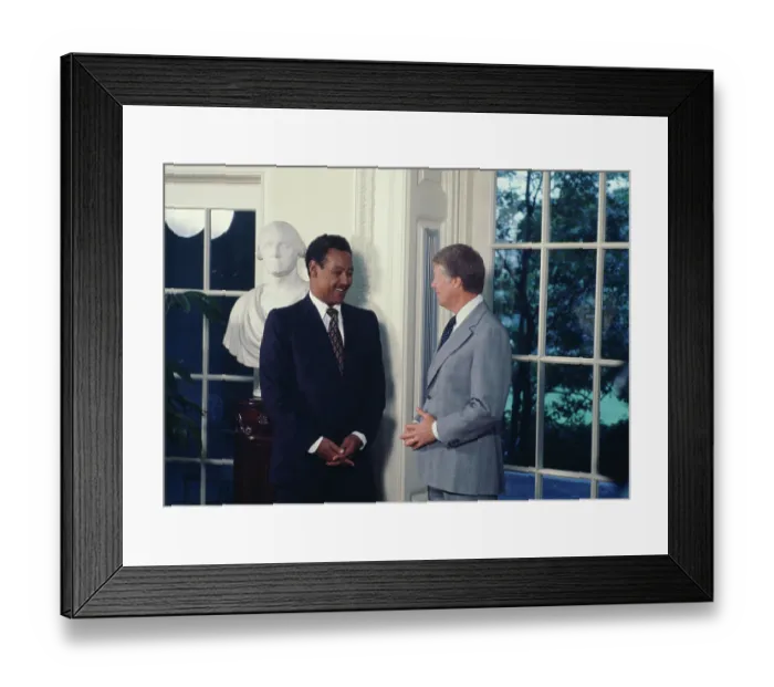 Framed Print : Gaafar Al-Nimeiry And Jimmy Carter Framed Print : Gaafar Al-Nimeiry And Jimmy Carter