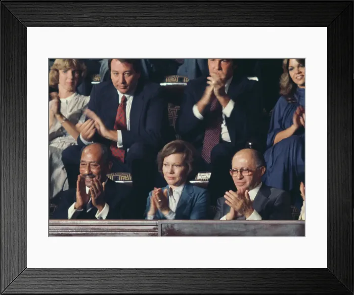 Framed Print : Anwar Al Sadat, Rosalynn Carter, Menachem Begin Framed Print : Anwar Al Sadat, Rosalynn Carter, Menachem Begin