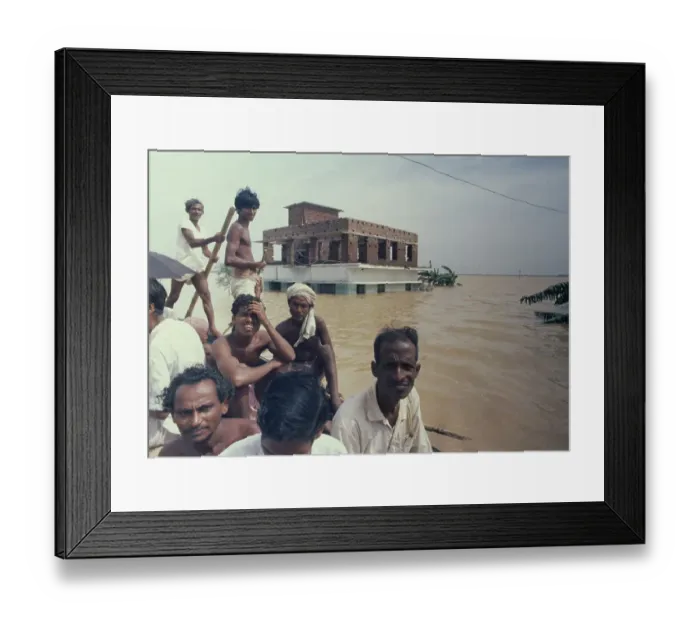 Framed Print : Floods In India Framed Print : Floods In India