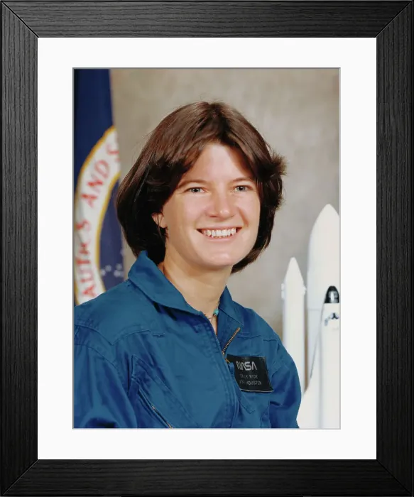 Framed Print : American Astronaut Sally Ride