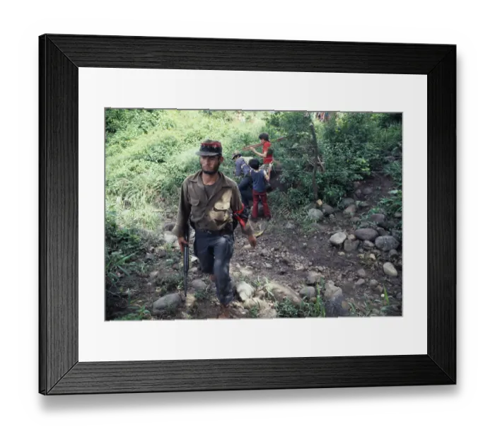 Framed Print : Sandinista Fighter Framed Print : Sandinista Fighter