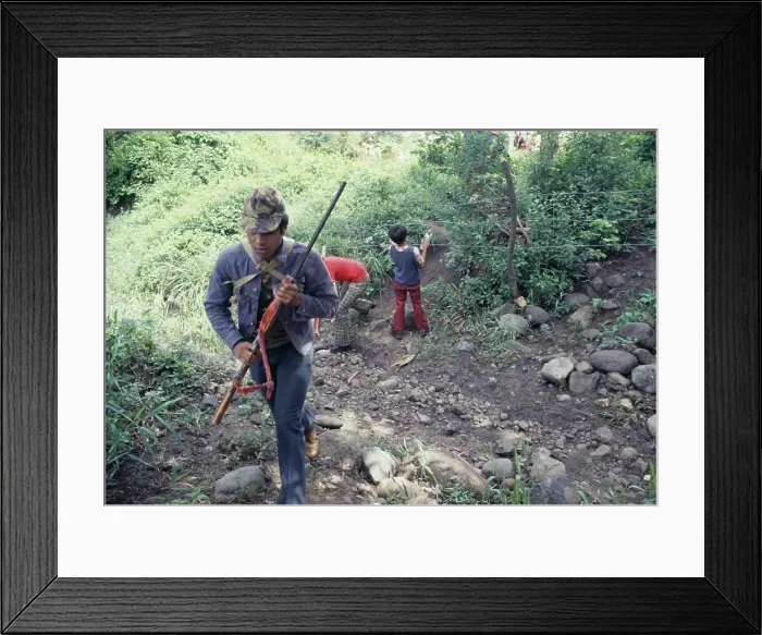Framed Print : Sandinista Fighter Framed Print : Sandinista Fighter