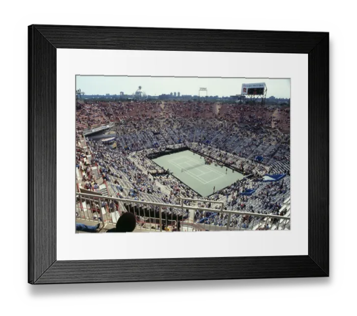 Framed Print : Flushing Meadows Stadium During US Open Framed Print : Flushing Meadows Stadium During US Open