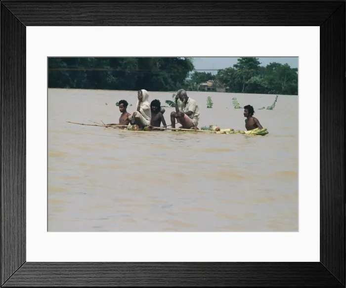 Framed Print : Floods In India Framed Print : Floods In India