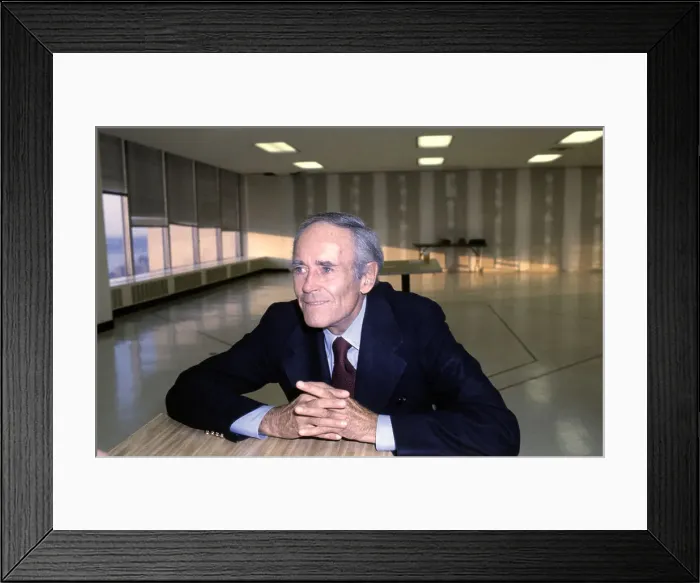 Framed Print : Actor Henry Fonda Smiling and Reclining at Table Framed Print : Actor Henry Fonda Smiling and Reclining at Table