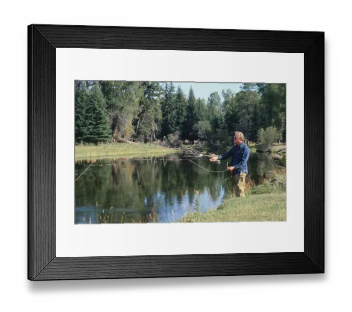 Framed Print : President Jimmy Carter Fishing Framed Print : President Jimmy Carter Fishing
