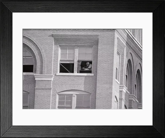 Framed Print : Firing From the School Depository Framed Print : Firing From the School Depository