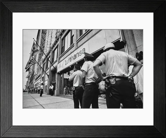 Framed Print : West German Consulate Hostage Situation Framed Print : West German Consulate Hostage Situation