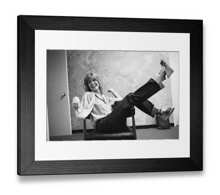 Framed Print : Informal Portrait of Debby Boone Framed Print : Informal Portrait of Debby Boone