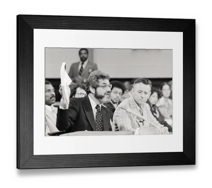 Framed Print : James Earl Ray W / Attorney Mark Lane Framed Print : James Earl Ray W / Attorney Mark Lane