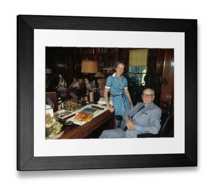 Framed Print : Nancy Kassebaum And Alf Landon