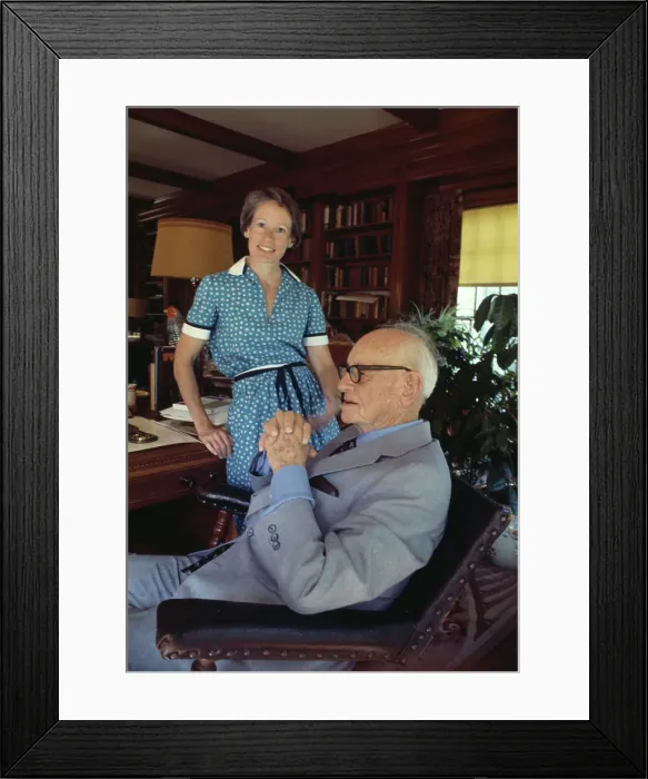 Framed Print : Nancy Kassebaum And Alf Landon Framed Print : Nancy Kassebaum And Alf Landon