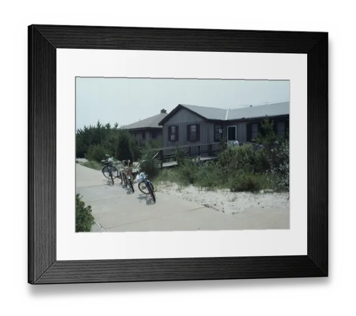 Framed Print : Bungalow, Fire Island Framed Print : Bungalow, Fire Island