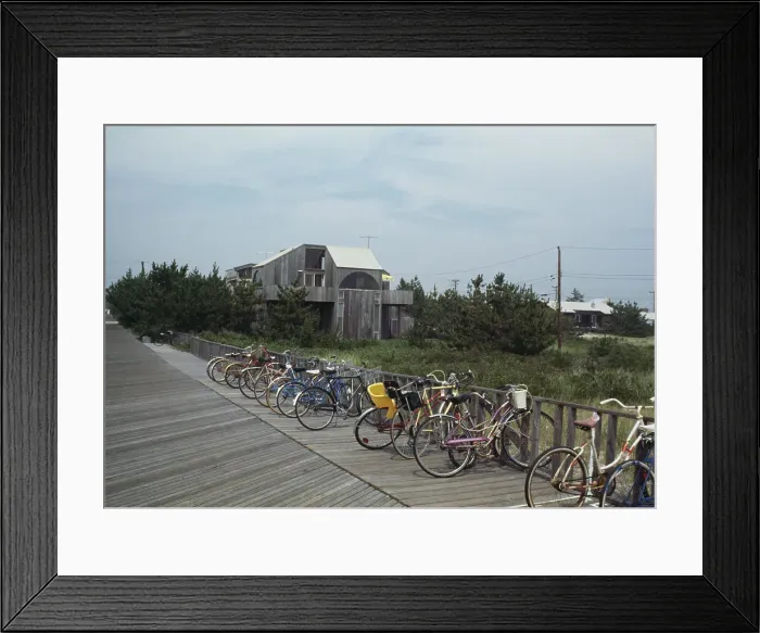 Framed Print : Bicycles, Fire Island Framed Print : Bicycles, Fire Island
