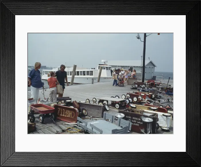 Framed Print : Beach Wagons, Fire Island Framed Print : Beach Wagons, Fire Island