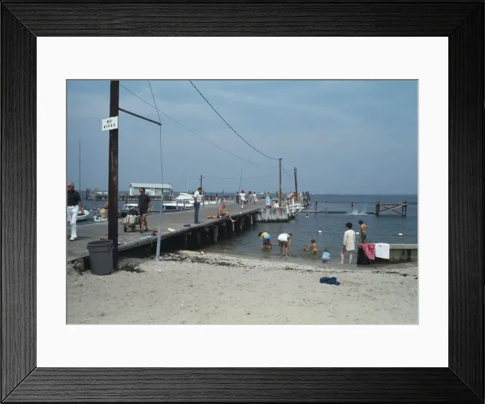 Framed Print : Saltaire, Fire Island
