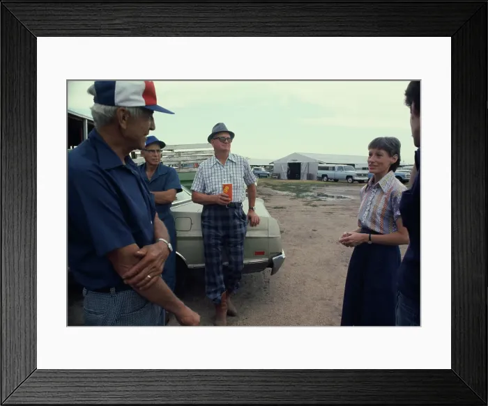 Framed Print : Nancy Kassebaum Campaigning