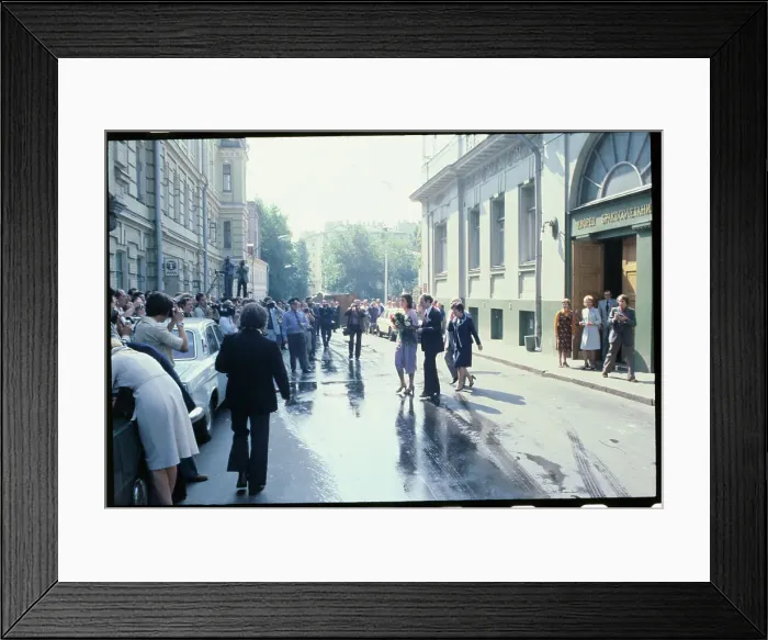 Framed Print : Portrait of Christina Onassis and Sergei Kauzov Framed Print : Portrait of Christina Onassis and Sergei Kauzov