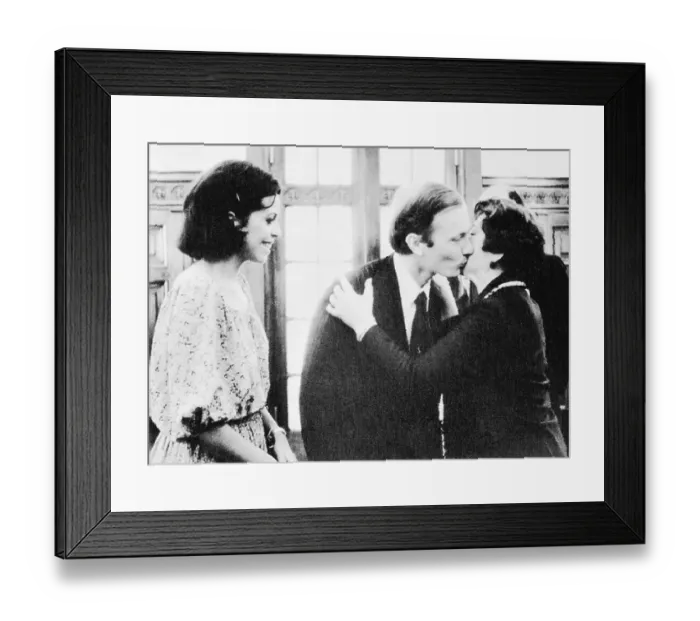 Framed Print : Portrait of Christina Onassis, Sergei Kauzov, and His Mother