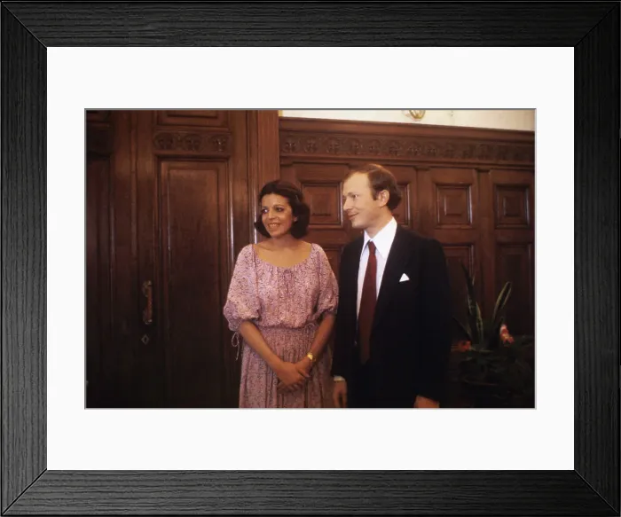 Framed Print : Christina Onassis and Sergei Kauzov Framed Print : Christina Onassis and Sergei Kauzov