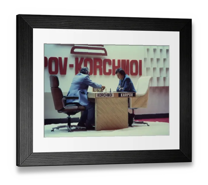 Framed Print : Viktor Korchnoi And Anatoly Karpov Framed Print : Viktor Korchnoi And Anatoly Karpov