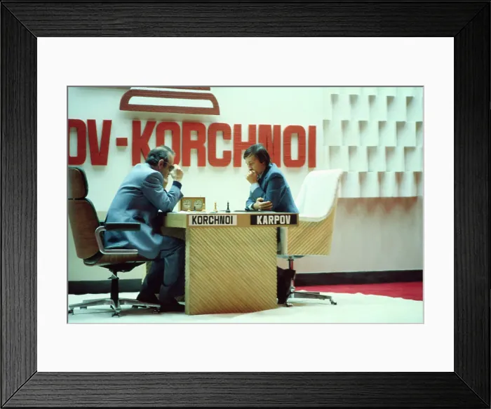 Framed Print : Anatol Karpov and Opponent During Chess Tournament Framed Print : Anatol Karpov and Opponent During Chess Tournament