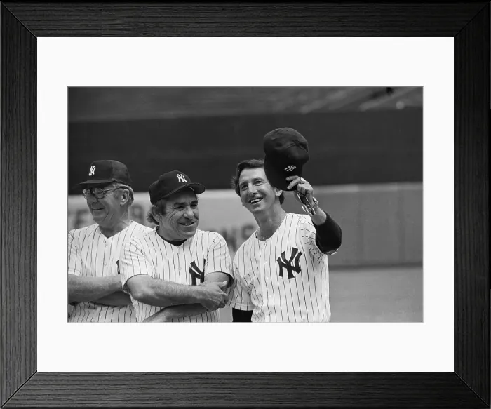 Framed Print : Billy Martin with Yogi Berra Framed Print : Billy Martin with Yogi Berra