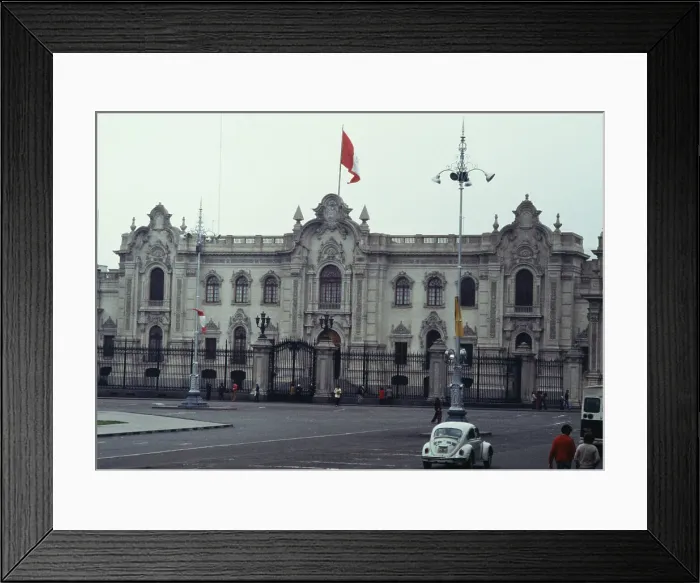 Framed Print : Presidential Palace, Peru Framed Print : Presidential Palace, Peru