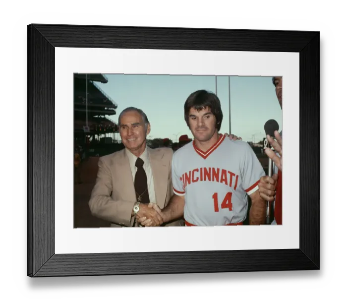 Framed Print : Tommy Holmes And Pete Rose