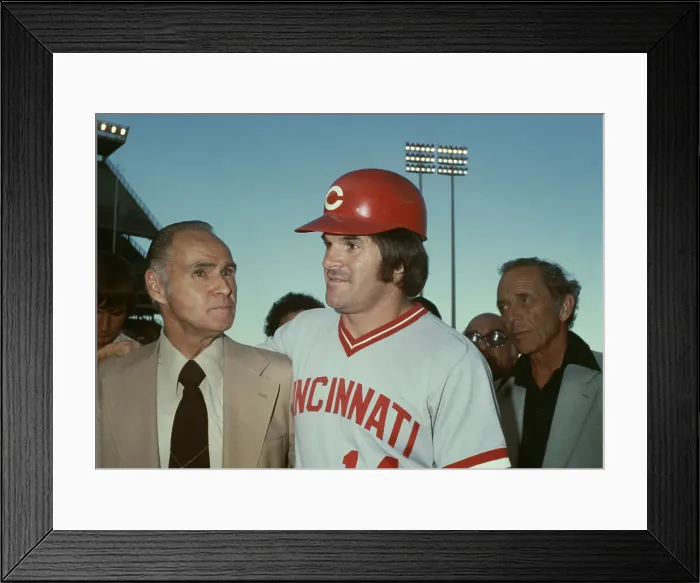 Framed Print : Tommy Holmes And Pete Rose Framed Print : Tommy Holmes And Pete Rose