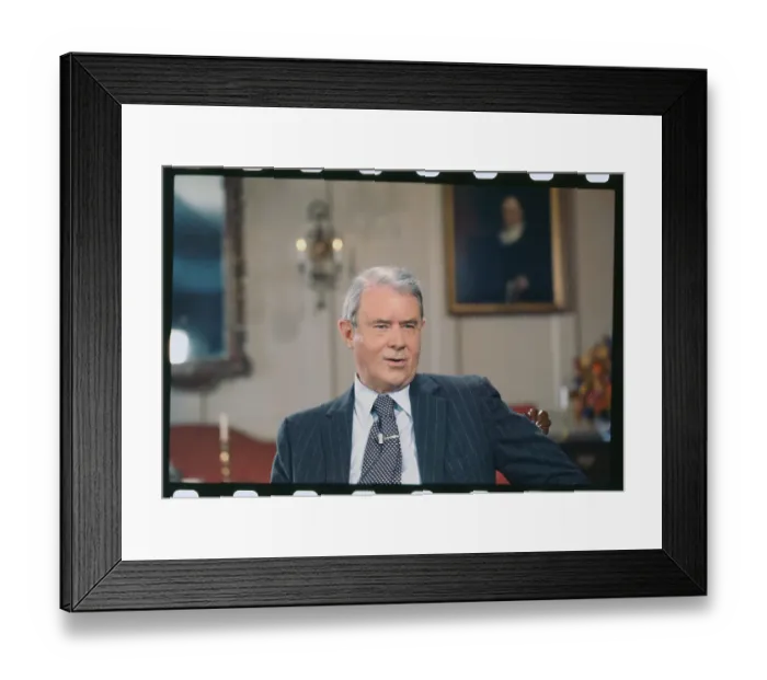 Framed Print : Portrait of Cyrus Vance Framed Print : Portrait of Cyrus Vance