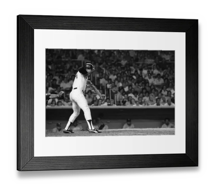 Framed Print : Reggie Jackson Suspended Framed Print : Reggie Jackson Suspended