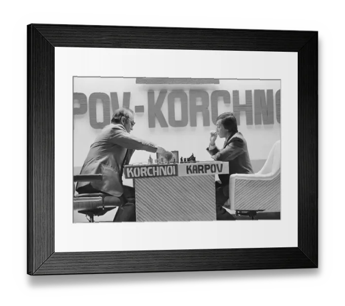 Framed Print : World Chess Championship Match