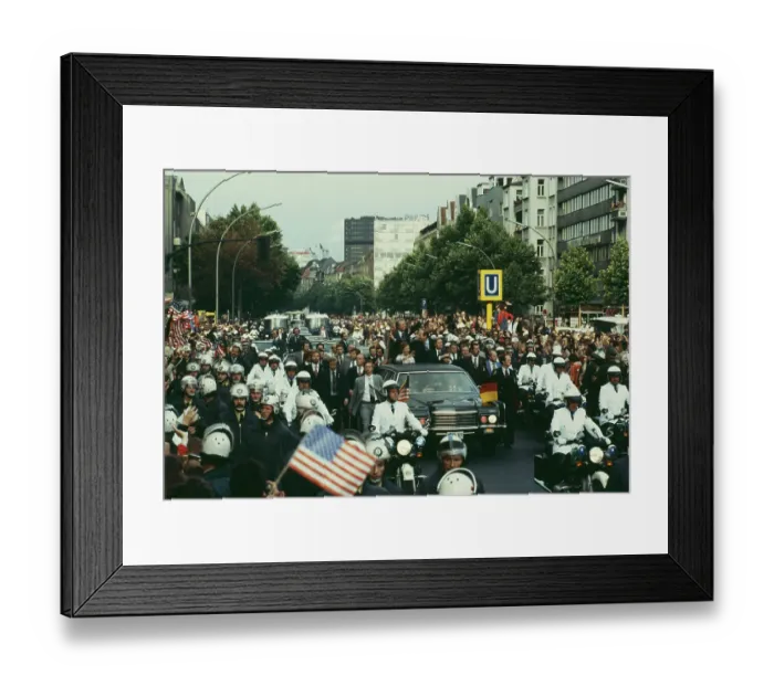 Framed Print : President Carter In Berlin Framed Print : President Carter In Berlin