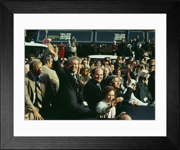 Framed Print : President Carter In Berlin