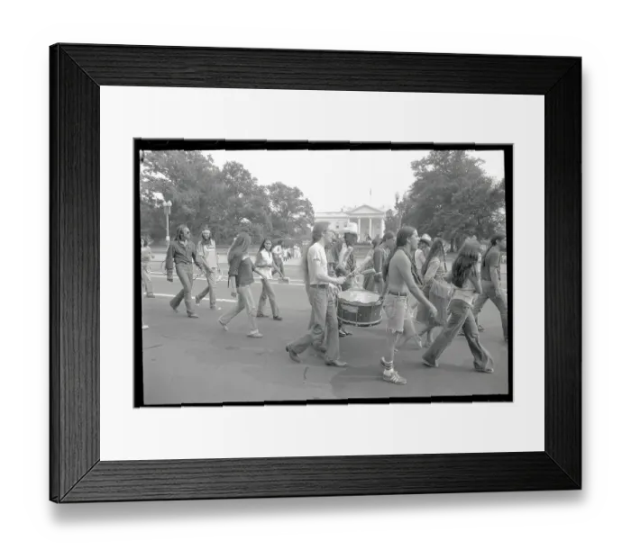 Framed Print : Indians Marching in Protest Framed Print : Indians Marching in Protest