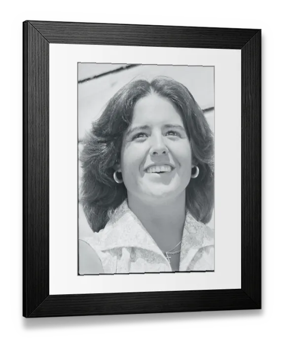 Framed Print : Golfer Nancy Lopez Smiling for Camera Framed Print : Golfer Nancy Lopez Smiling for Camera