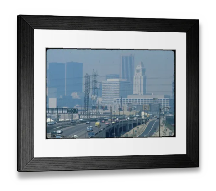 Framed Print : View of Los Angeles Framed Print : View of Los Angeles