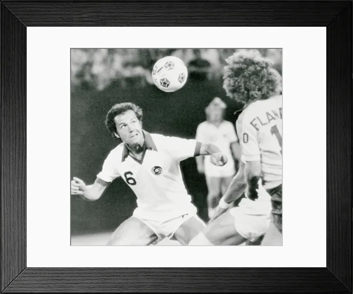 Framed Print : Franz Beckenbauer in Soccer Action Framed Print : Franz Beckenbauer in Soccer Action