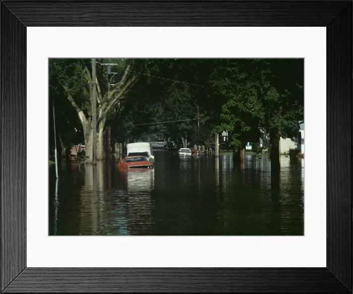 Framed Print : Aftermath Of Zumbro River Flooding Framed Print : Aftermath Of Zumbro River Flooding