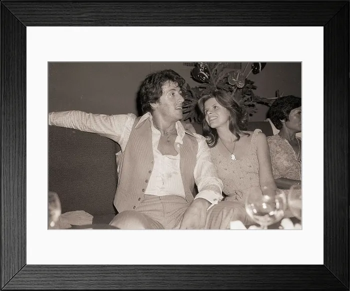 Framed Print : Sylvester and Sasha Stallone at Studio 54 Framed Print : Sylvester and Sasha Stallone at Studio 54