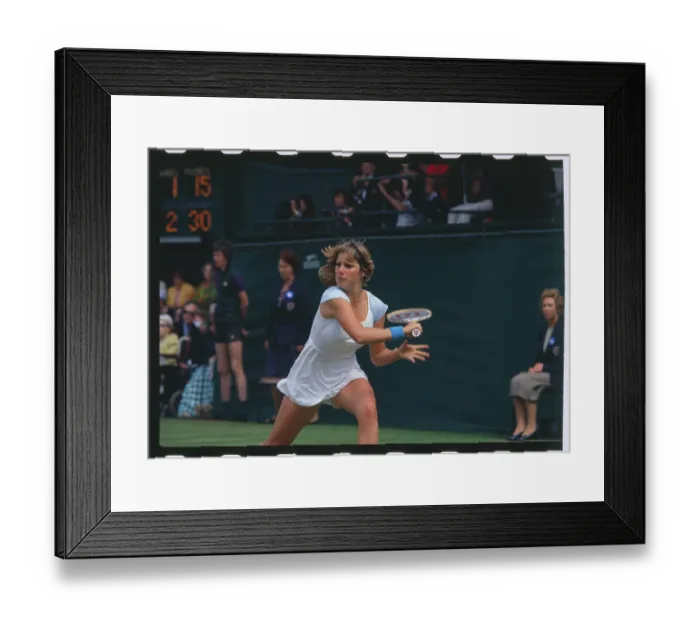 Framed Print : Chris Evert Playing Tennis Framed Print : Chris Evert Playing Tennis