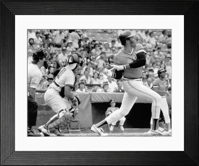 Framed Print : Willie McCovey Hitting a Homerun Framed Print : Willie McCovey Hitting a Homerun