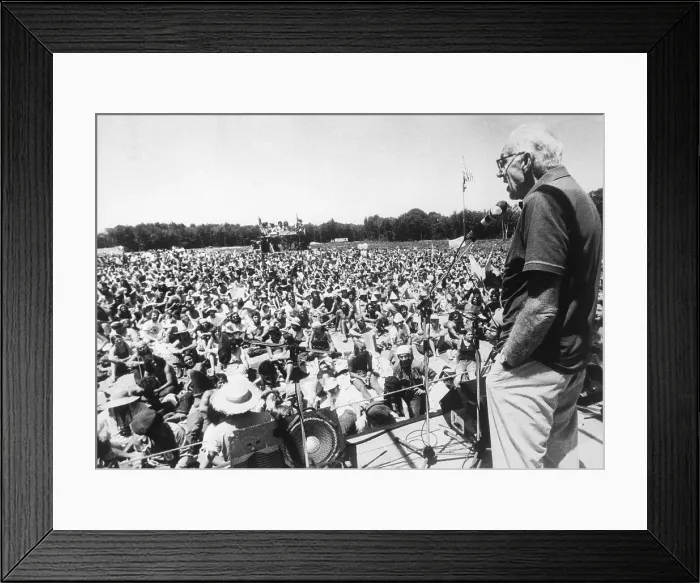 Framed Print : Dr. Benjamin Spock Speaking Framed Print : Dr. Benjamin Spock Speaking