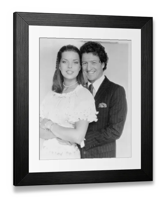 Framed Print : Princess Caroline and First Husband