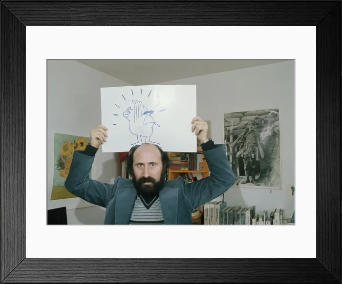 Framed Print : Cartoonist Peridis Framed Print : Cartoonist Peridis